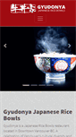 Mobile Screenshot of gyudonyajapanesericebowls.com